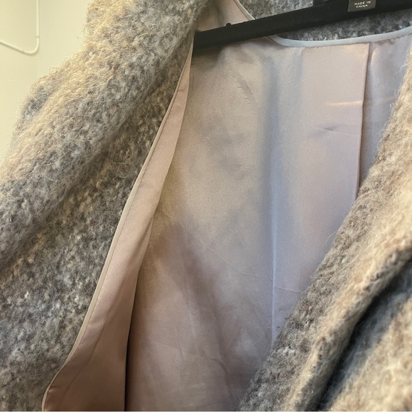 JCREW Italian Wool Car Coat Mushroom Brown and Tan - Picture 4 of 12